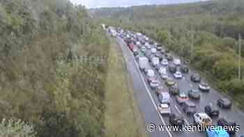 M2 live: Long delays and traffic at standstill after multi-vehicle crash