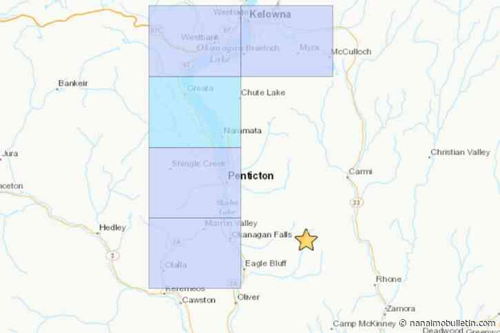 Small earthquake hits the Okanagan