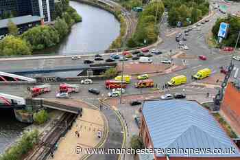 Trafford Road bridge closure RECAP: Woman taken to safety after major route shut off