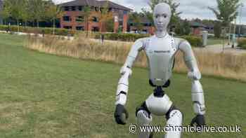 Humanoid robot spotted roaming Northumberland town by gobsmacked residents