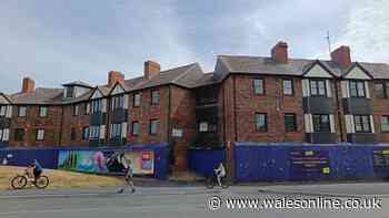Future of large housing block in Welsh town under discussion