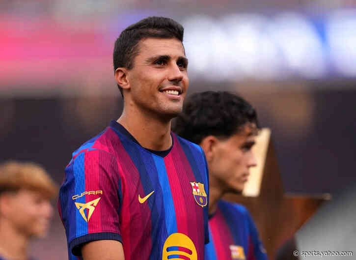 Watch: Barcelona fans welcome Rodri with thunderous ovation