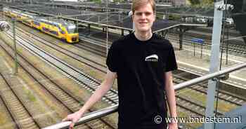 Kasper is net 18 en nu al treinmachinist: ‘Als ik een station binnenrijd, voel ik me een beetje een badass’