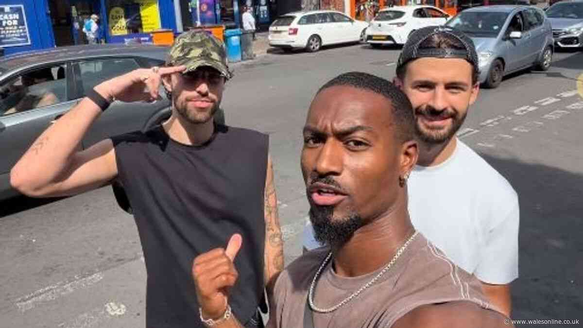 American Love Island star visits Wales without realising it's a country