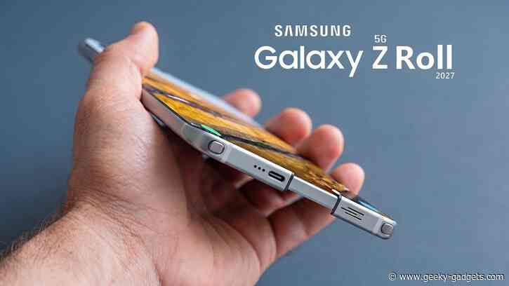 Samsung Galaxy Z Roll 5G: the Next-Gen Smartphone That Unrolls Into a Tablet