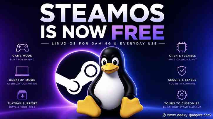 Valve’s Free SteamOS Runs Arch Linux for Daily Desktop Use