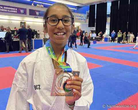 Harrow schoolgirl, 13, selected to represent England in karate