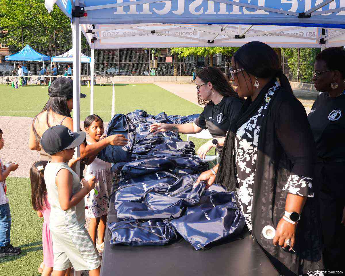 Bronx back-to-school fair provides families with free supplies, groceries and resources