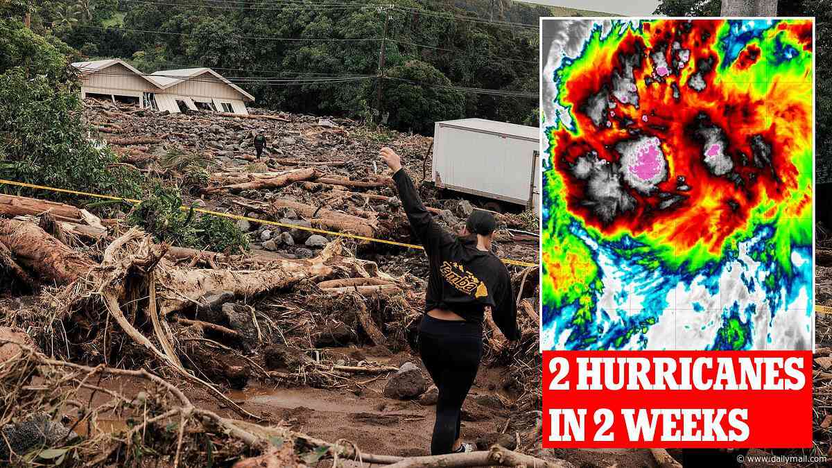 Hurricane warning issued as second monster storm in two weeks nears Hawaii, spaghetti models predict