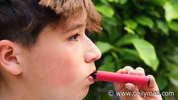 Child vapers 'are more likely to suffer from depression and breathing problems'