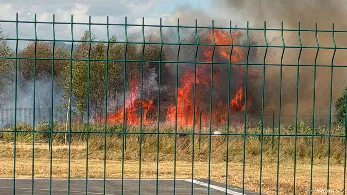 Prince Charles Hospital helipad closed due to fire