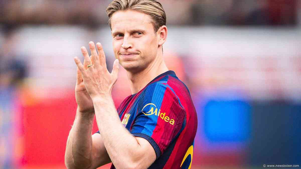 Fluitconcert voor Frenkie de Jong in Camp Nou, staande ovatie voor Rodri