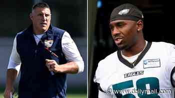 Mike Vrabel caught in heated verbal spat with rival player amid brawl as Patriots joint-practice descends into chaos