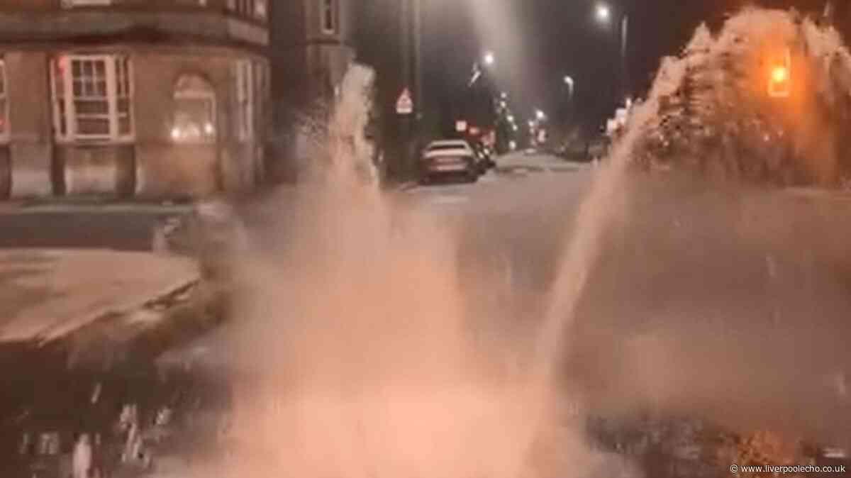 Liverpool flooding live updates after second water pipe bursts