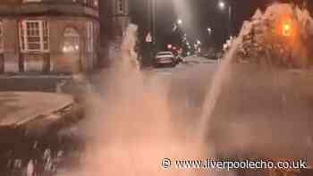 Liverpool flooding live updates after second water pipe bursts