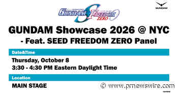 MOBILE SUIT GUNDAM SEED FREEDOM ZERO Heads to New York Comic Con 2026 With Panel and Livestream