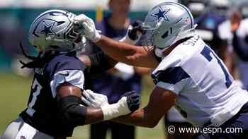 Buzz, news and more from Cowboys training camp: Coaches seek consistency from RT Terence Steele