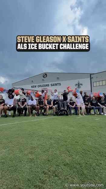 Steve Gleason, Saints accept ALS Ice Bucket Challenge