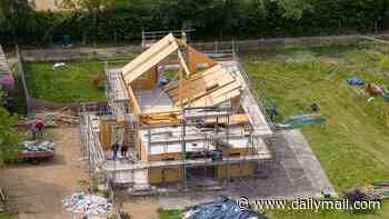 Timber! Million-pound home built secretly instead of horse-breeding clinic is razed to the ground