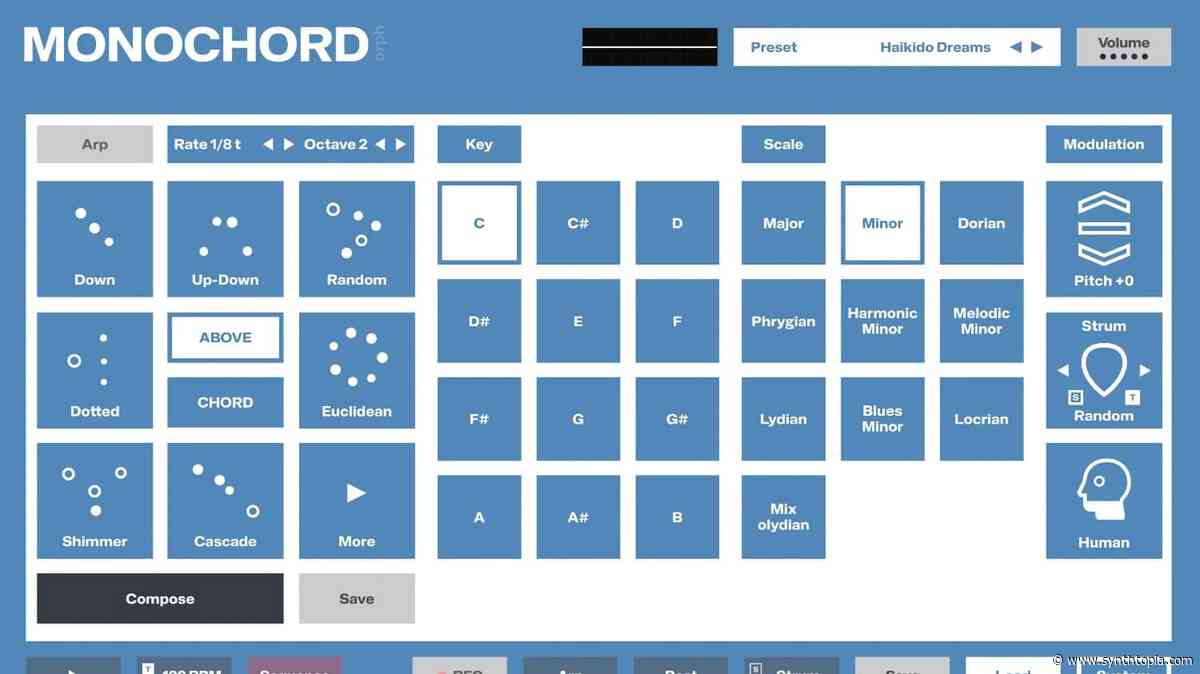 Monochord Combines Vintage Hardware Sounds With A Chord-Based Workflow