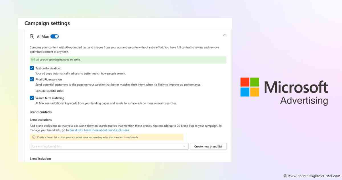 Microsoft Advertising Rolls Out AI Max Globally via @sejournal, @brookeosmundson