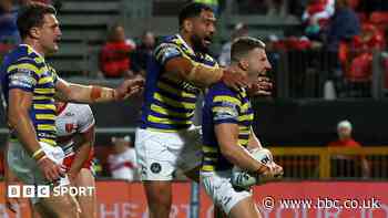 Williams scores in Warrington's victory at Hull KR