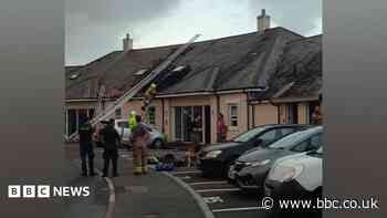 Residents evacuated after flat fire