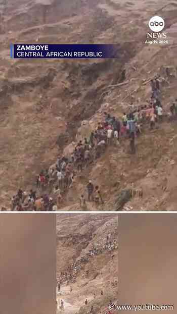 More than 100 dead after mine collapse in Central Africa