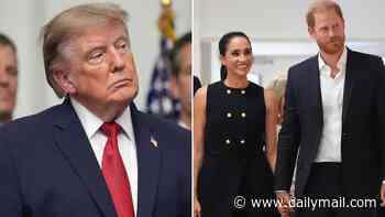 Trump's MAGA allies mock Harry and Meghan as report suggests President played a part in couple's decision to leave US