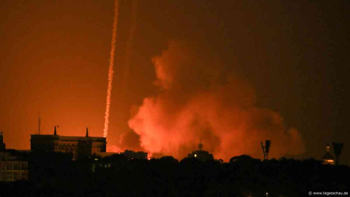 Massive russische Angriffe auf die ukrainische Hauptstadt Kiew