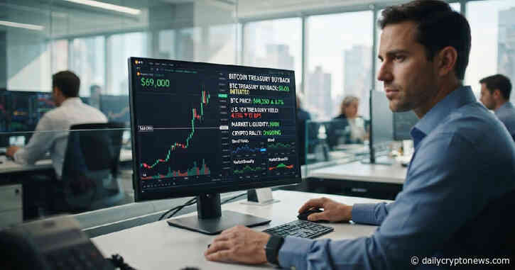 Bitcoin climbs past $69,000 as Bitcoin Treasury buyback forces yields lower