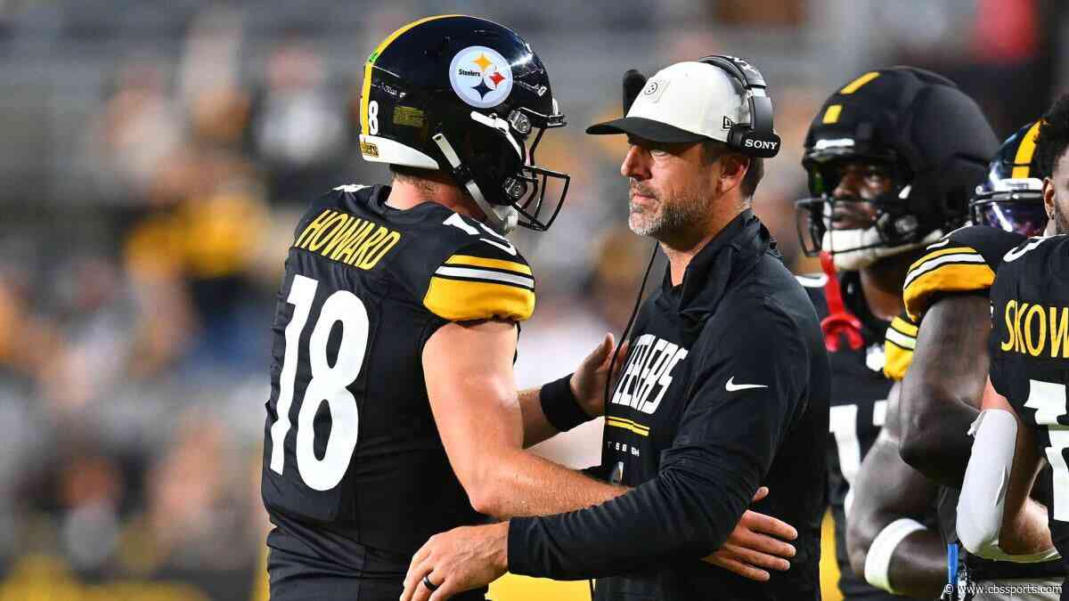 Steelers tab Will Howard for extended look as Aaron Rodgers continues to sit during preseason