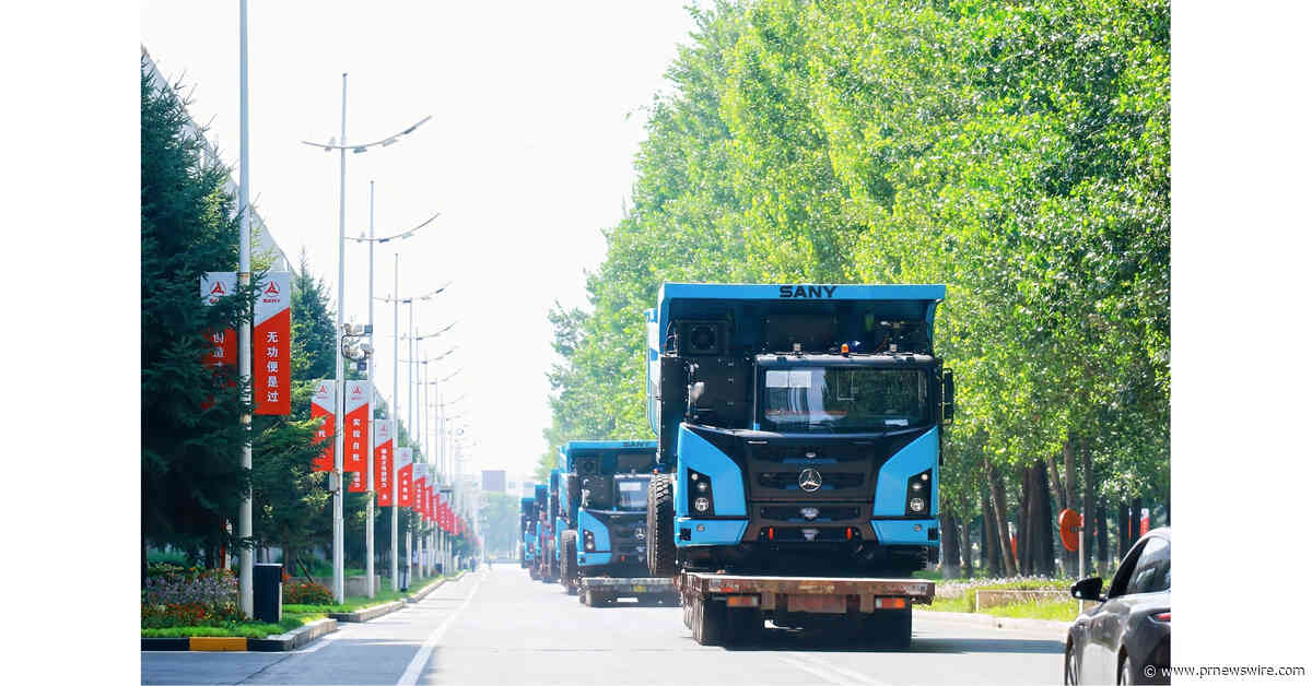 SANY Ships Its First Autonomous Mining Trucks to South America