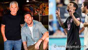 Lionel Messi pays tribute to late father as he scores first goal for Inter Miami since his death... after hinting he could QUIT soccer in emotional statement