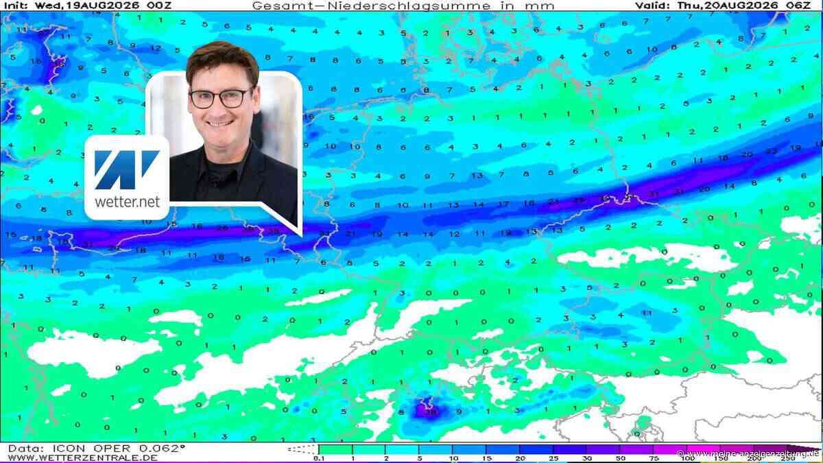 „Land wird geteilt“: Gefährliche Regen-Wand trifft Mitte Deutschlands