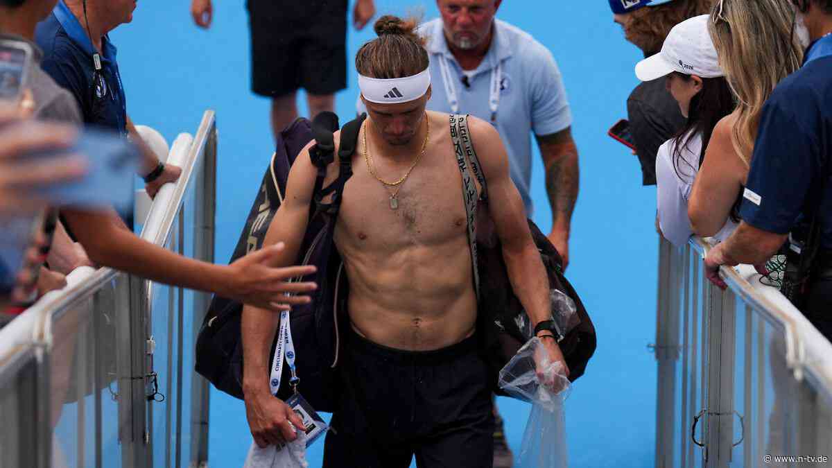 Matchball hilft nicht: Zverev gibt nach Regenpause Führung und Match aus der Hand