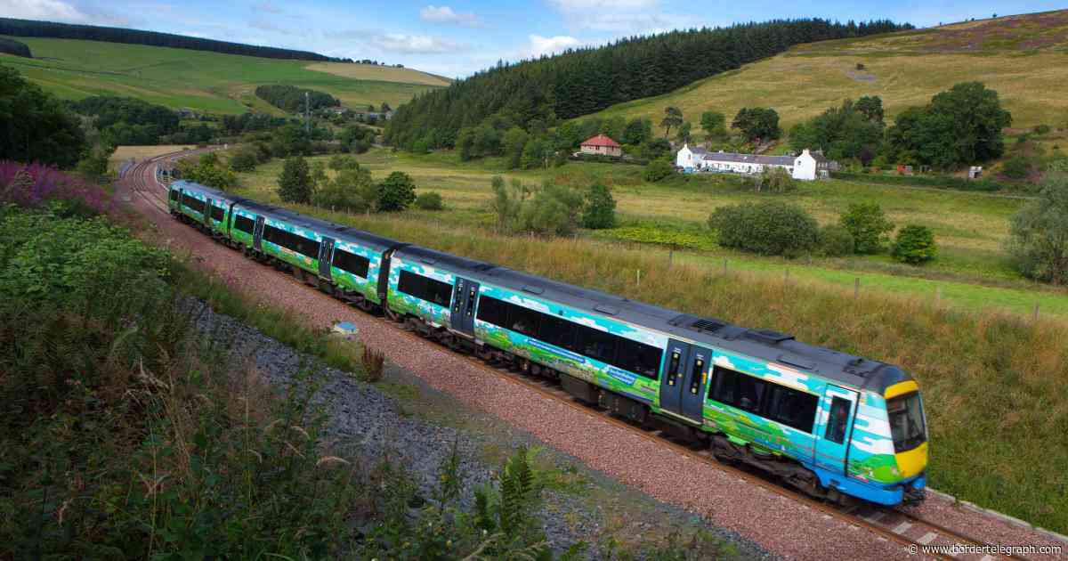 Steel masts rise as Borders Railway electrification takes shape