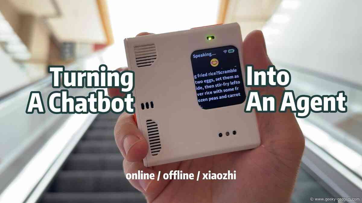 Raspberry Pi Chatbot Turned Into an Al Agent