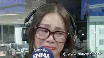 Radio host Emma Chow breaks down in tears on-air as she reveals she is trying to save her husband's life