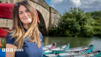 'Wild' conditions for canoes on drought-hit river