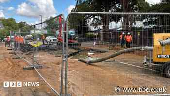 Residents left without water after pipe bursts
