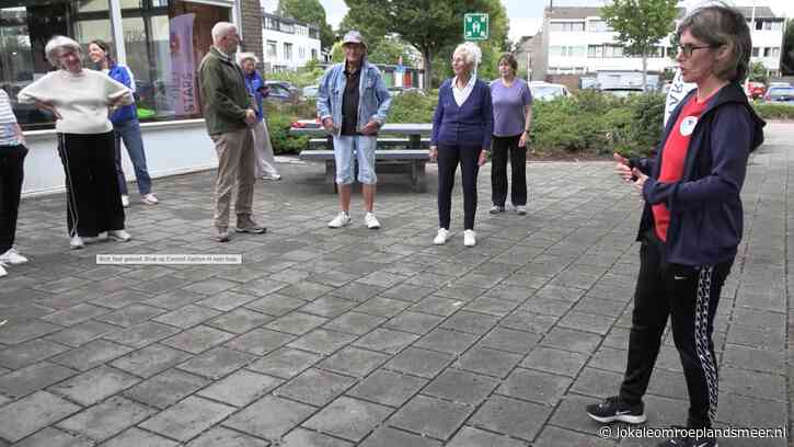 Eerste training Old Stars in de wijk trekt veel belangstelling