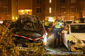 Auto zwaar beschadigd door nachtelijke brand
