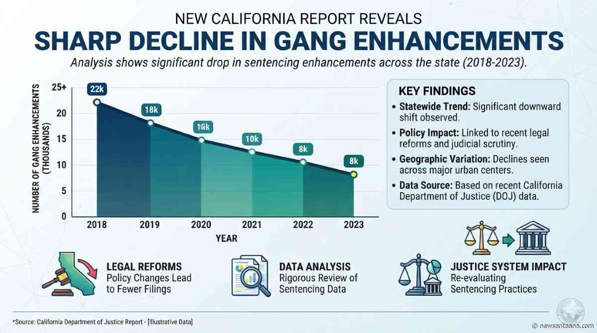 New California report reveals sharp decline in gang enhancements