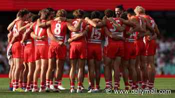 Swans players allegedly claimed they were tradies to exotic dancers as shattered teammates unite in powerful training huddle
