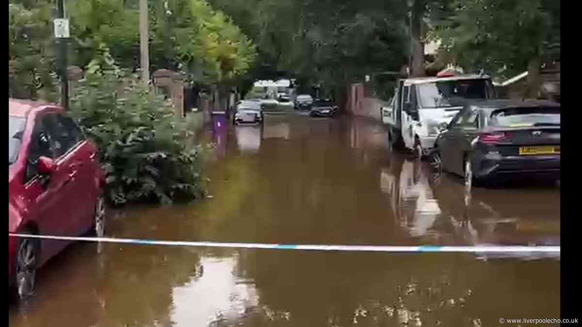 Liverpool flooding live updates as traffic warning issued