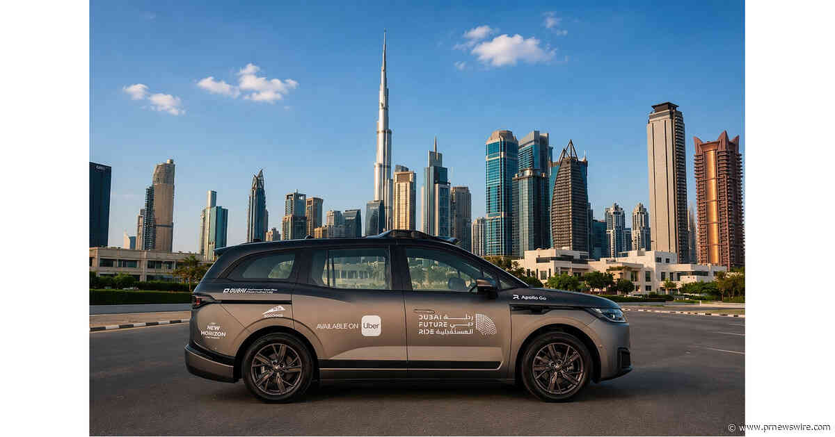Baidu's Apollo Go Goes Live on Uber in Dubai, Offering a New Way for Users to Hail Fully Driverless Rides