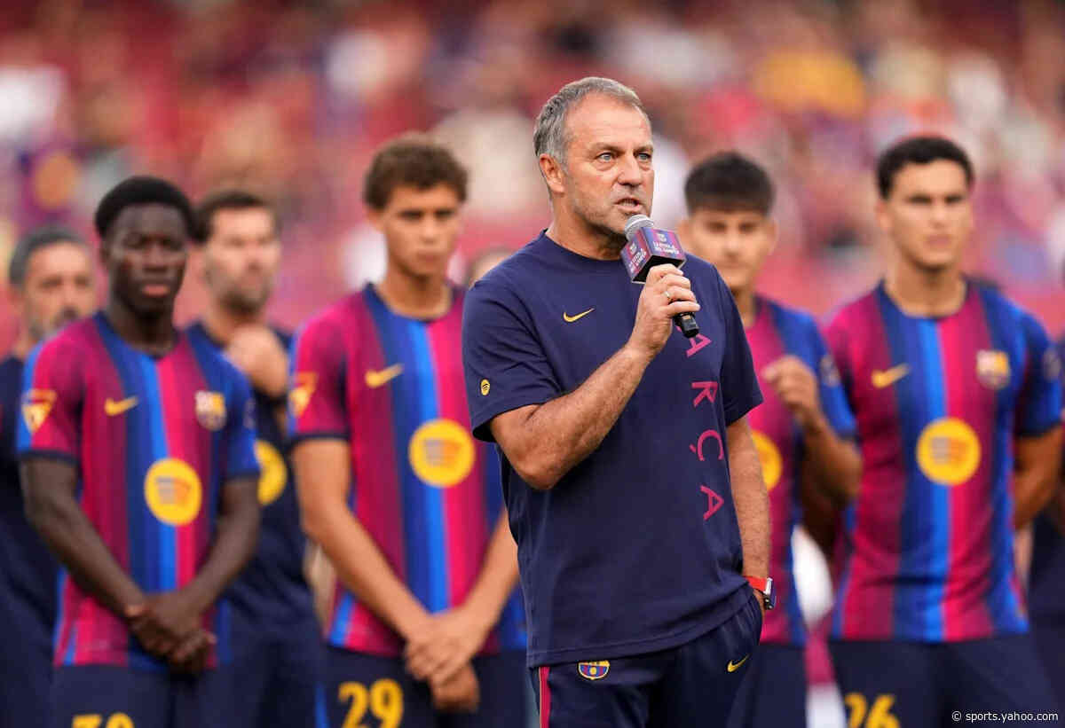 Hansi Flick opens up on Barcelona’s striker hunt, praises Hamza Abdelkarim: ‘We’re looking for that player’