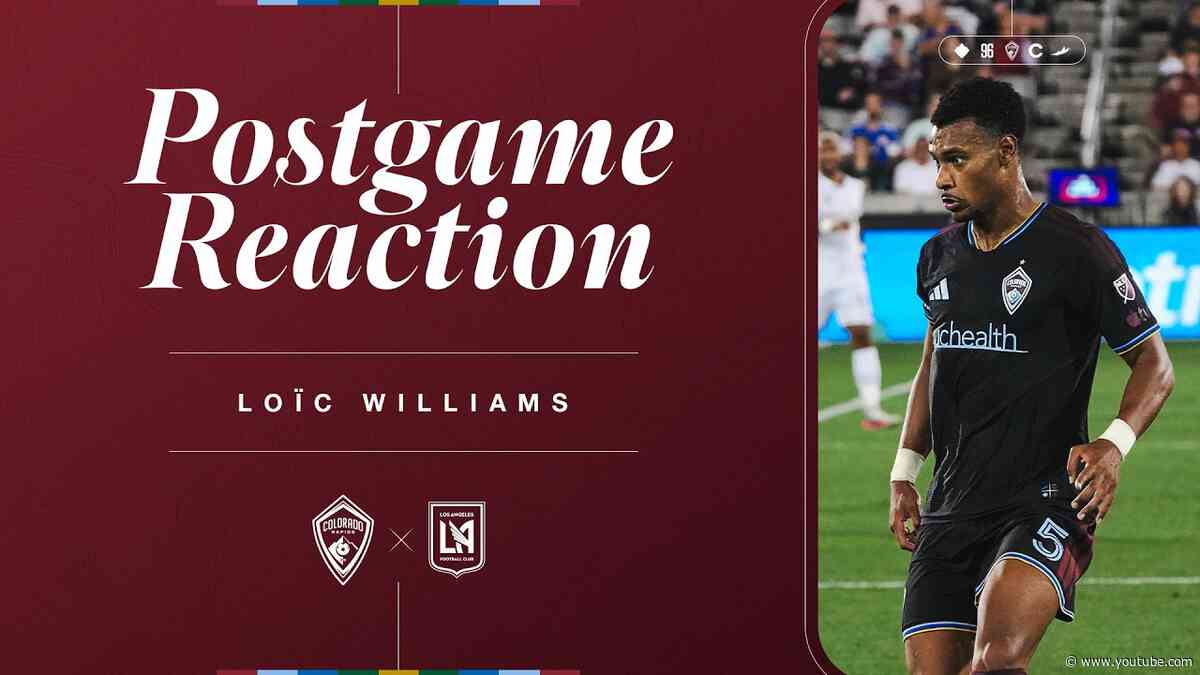 Postgame Reaction | Loïc Williams on shutout over LAFC, momentum with squad