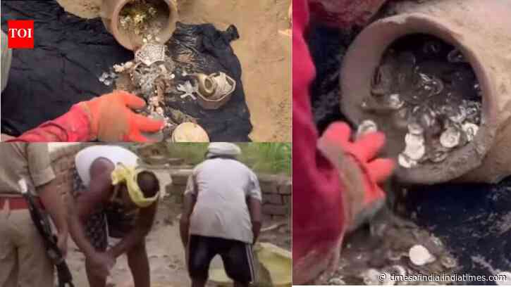 Panic in Amethi as 29 copper spheres emerge from ground during house construction; Archaeology (ASI) team examines suspected ammunition